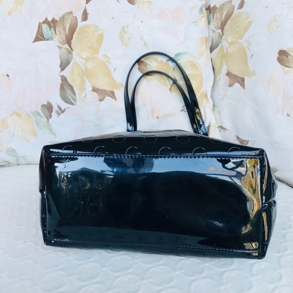 Kate Spade Small Black Patent Leather Tote